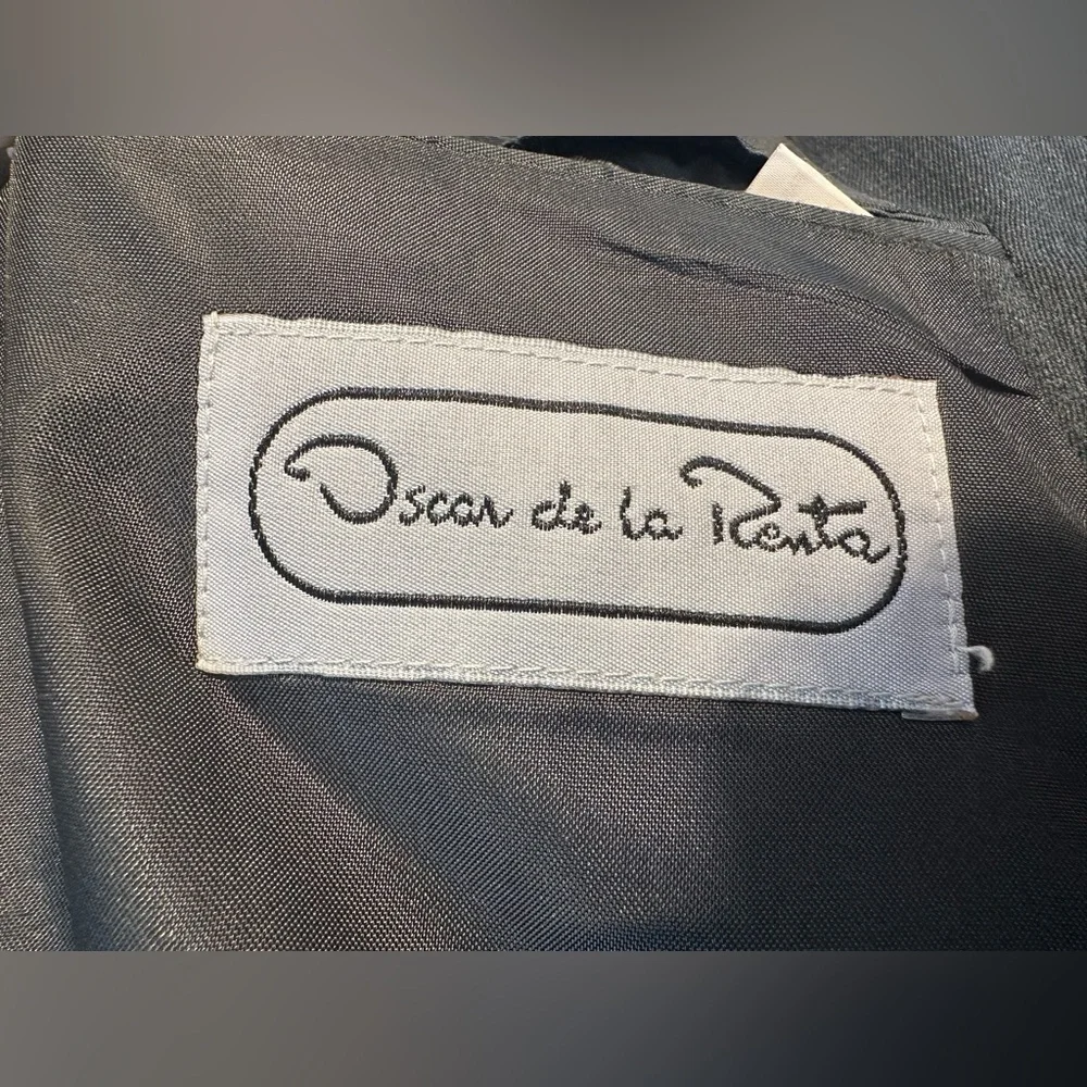 Oscar de la Renta Vintage Dapper Forest Green Double Breasted Blazer (Size 44L)